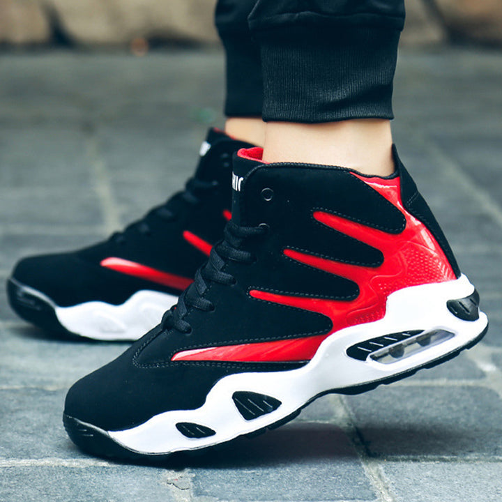 Męskie wysokie buty do koszykówki z poduszką powietrzną