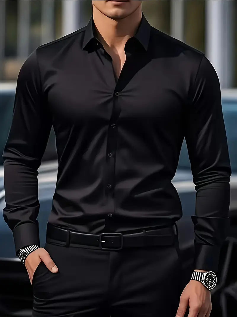 Mateusz | Elegancka Koszula Biznesowa Męska Slim Fit