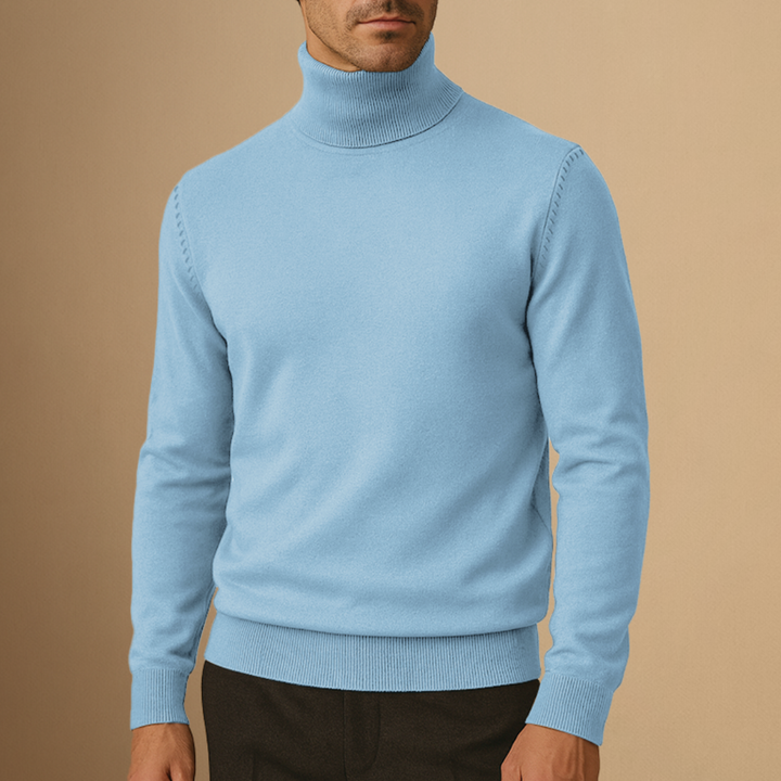 Seweryn | Męski golf soft turtleneck