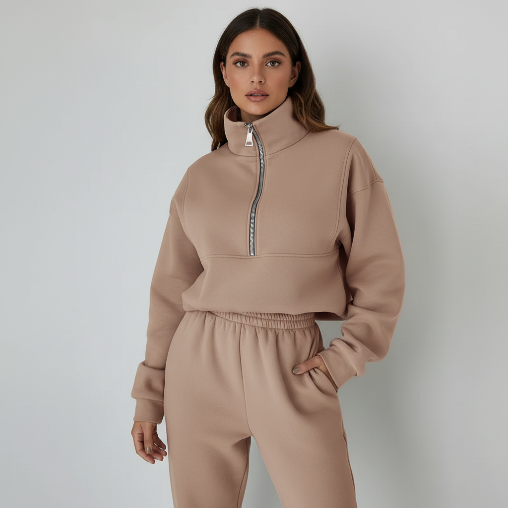 Ewelina | Komplet Lounge Half Zip Balance
