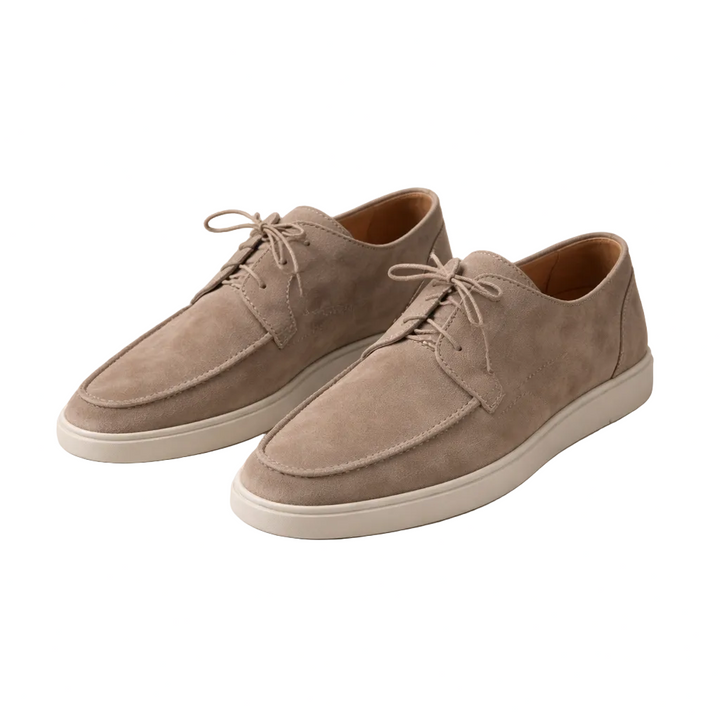 Damian | Zamszowe Loafersy Męskie
