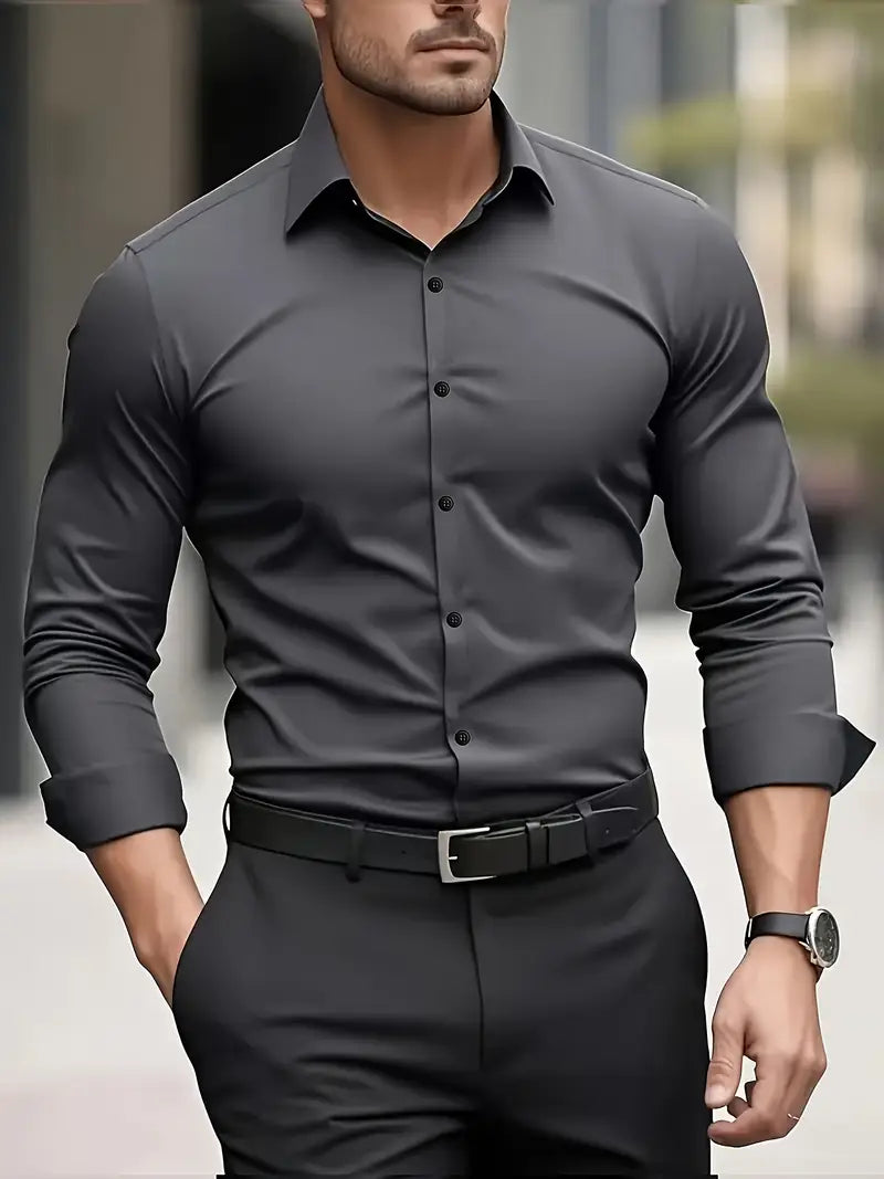 Mateusz | Elegancka Koszula Biznesowa Męska Slim Fit