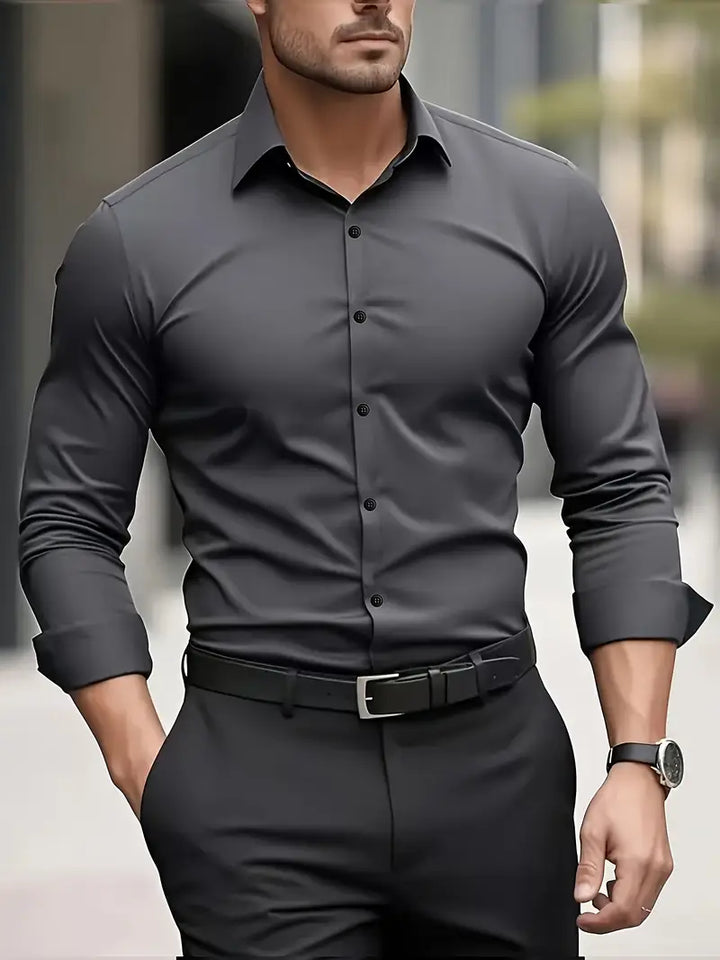 Mateusz | Elegancka Koszula Biznesowa Męska Slim Fit