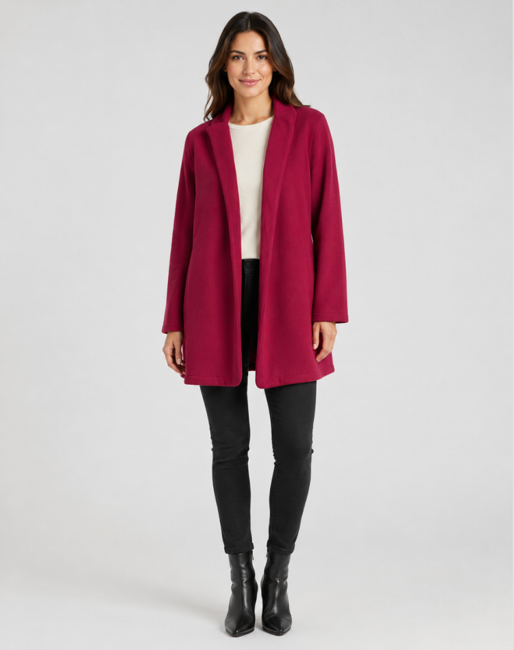 Wioletta | Klasyczny Płaszcz Everyday Chic