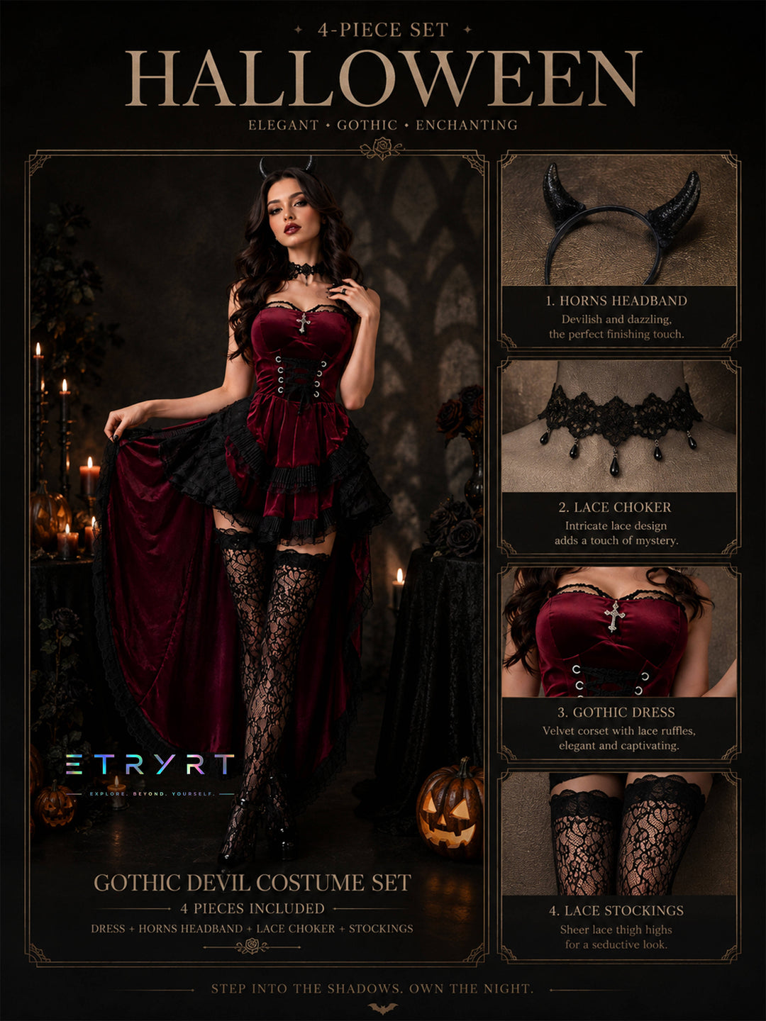 Kalina76 | Sukienka kostiumowa na Halloween
