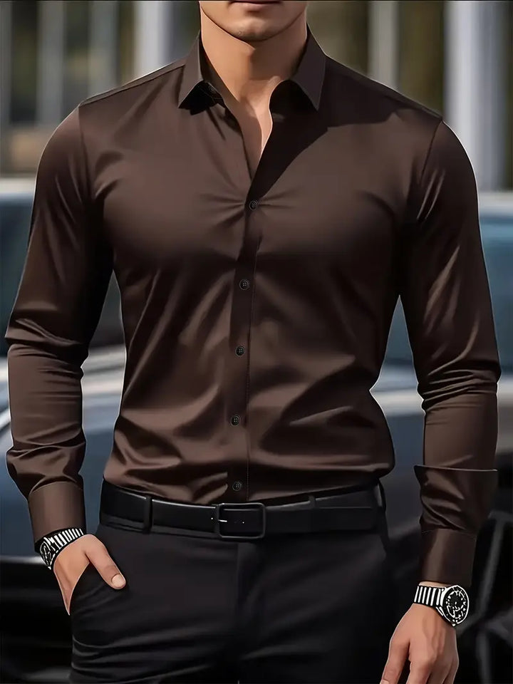 Mateusz | Elegancka Koszula Biznesowa Męska Slim Fit