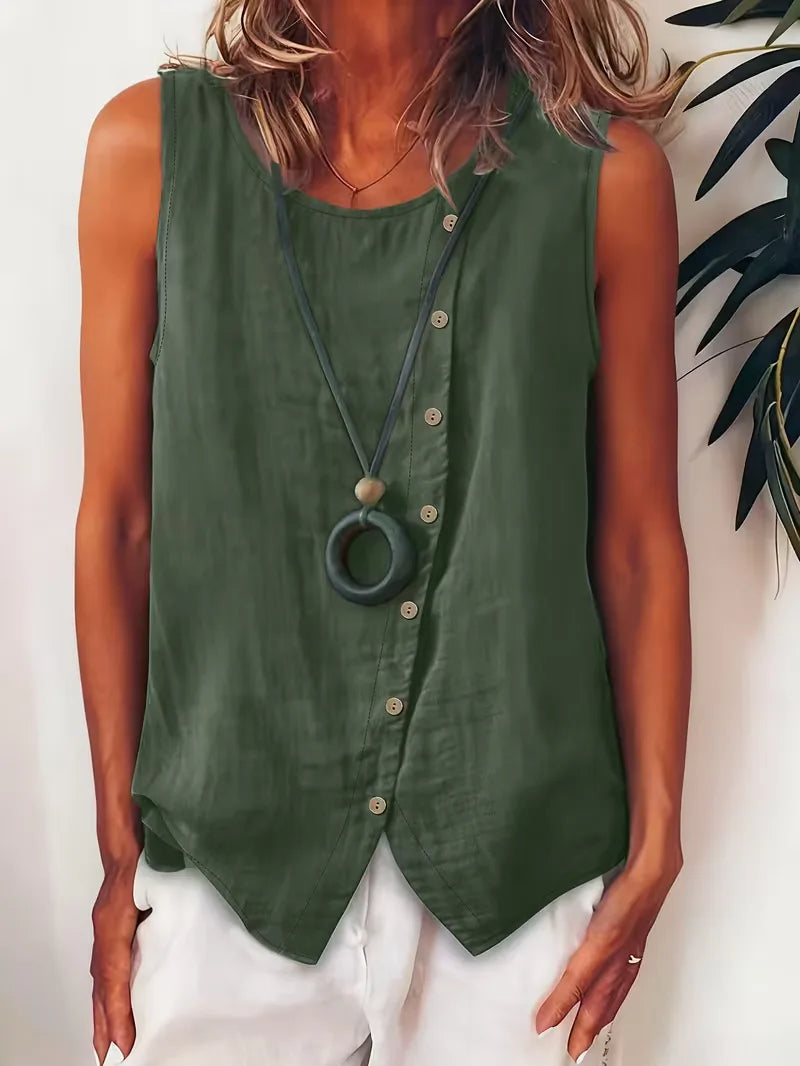 Marta | bluzka boho z guzikami