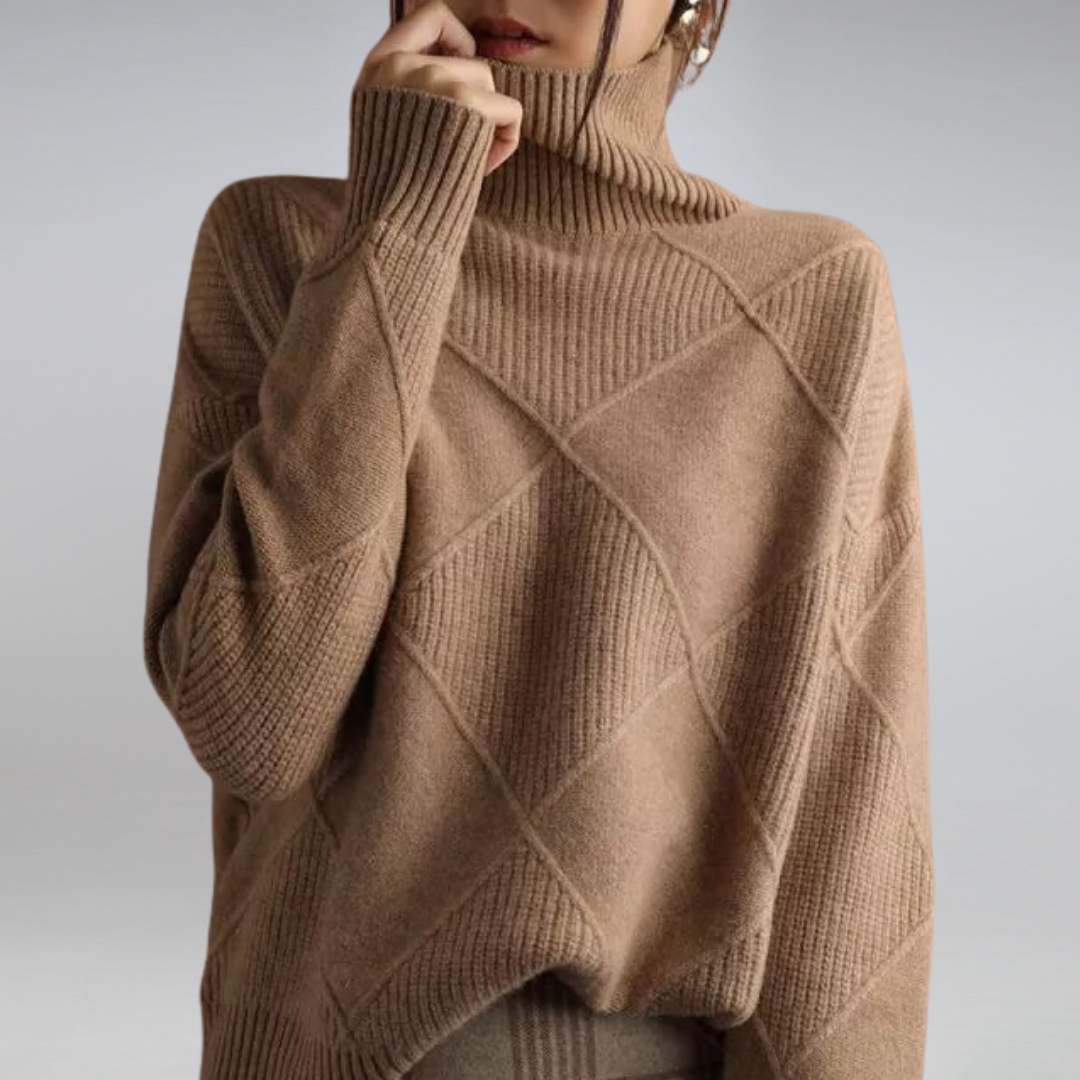Marlena | Damski sweter z golfem