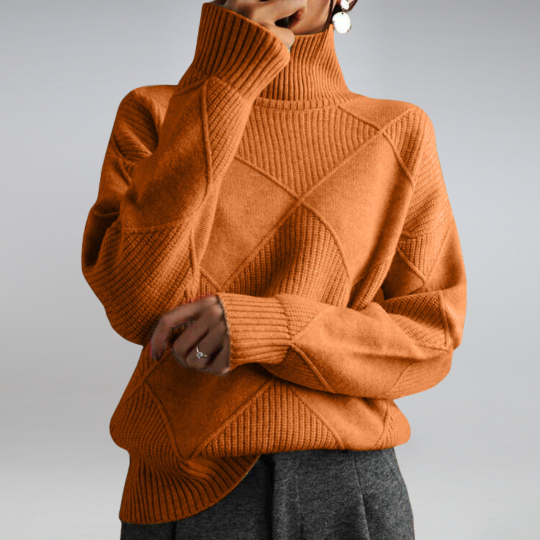 Marlena | Damski sweter z golfem