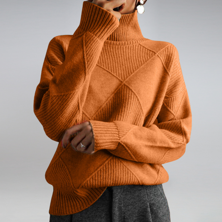 Marlena | Damski sweter z golfem