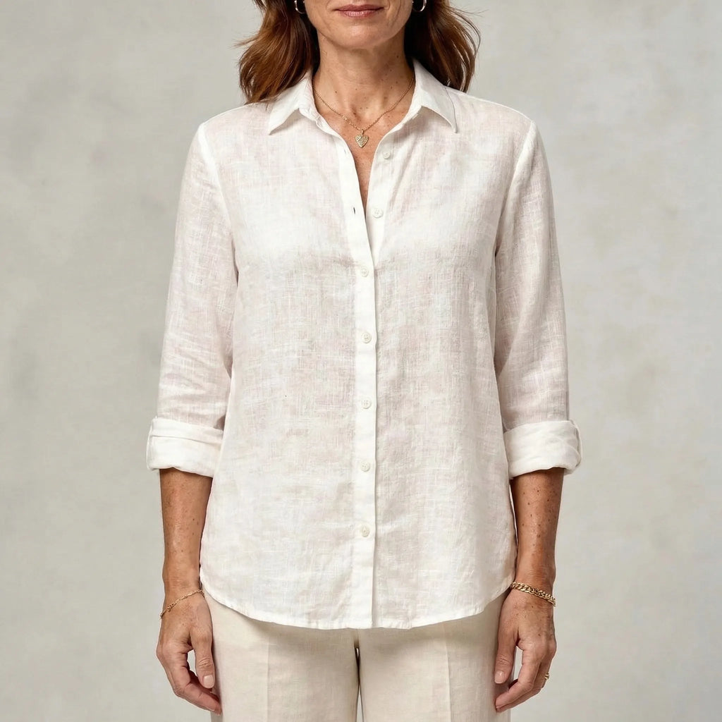 Birdella - Luźna Bluzka Z Nadrukiem W Ptaki