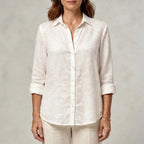 Birdella - Luźna Bluzka Z Nadrukiem W Ptaki