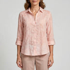 Birdella - Luźna Bluzka Z Nadrukiem W Ptaki