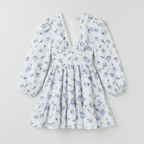 Blomselle - Floral Print Tiered Mini Dress