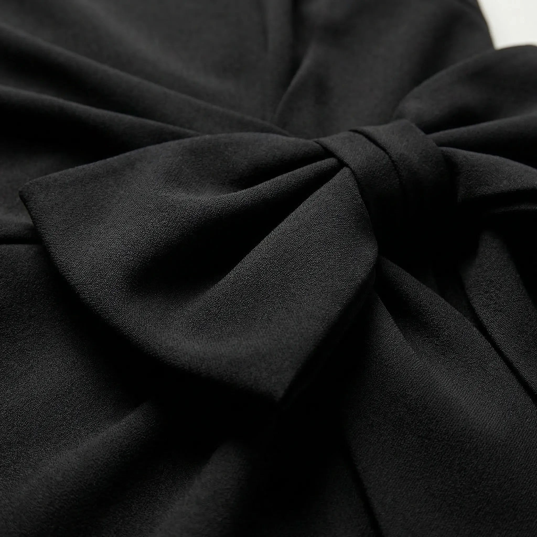 Bowvelle - Fitted Sleeveless Midi Dress With Bow