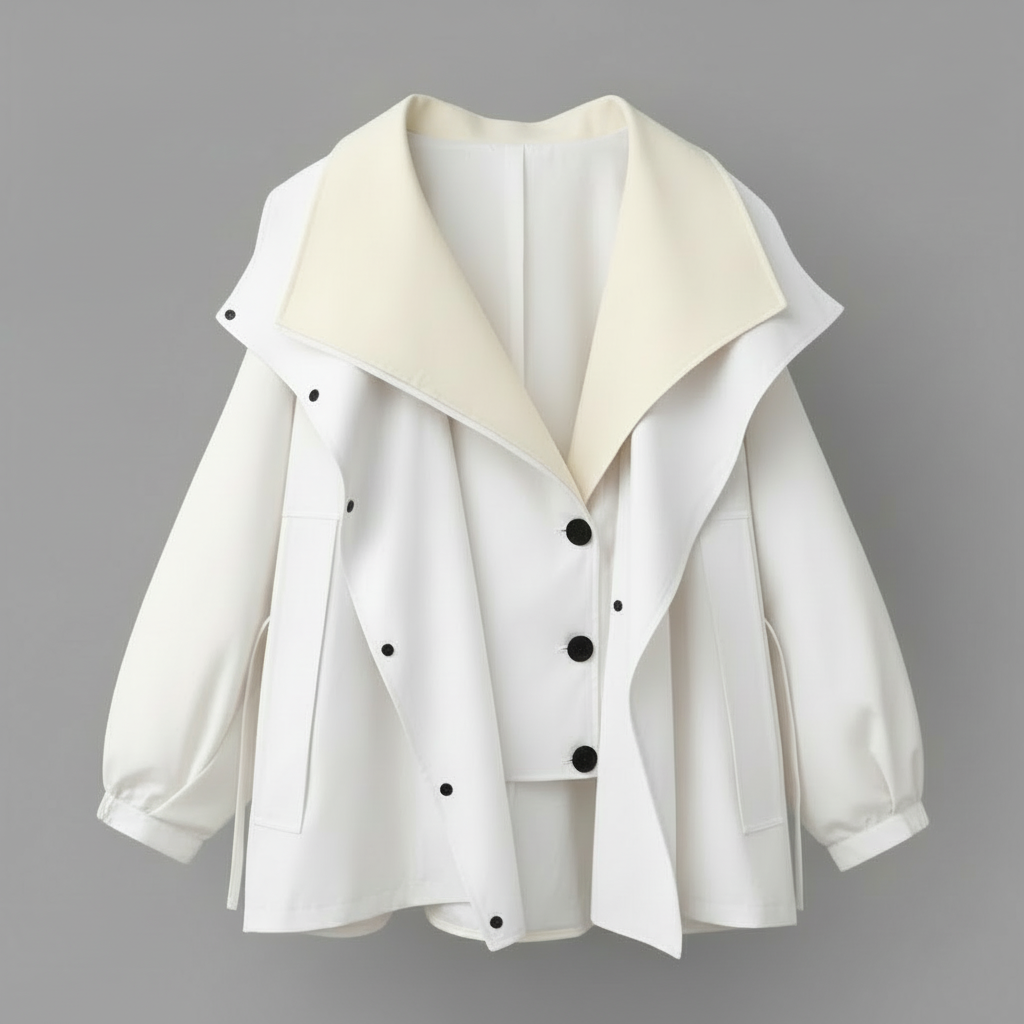 Cloveryn - Relaxed-Fit Windbreaker With Layered Hood