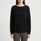 Drapova - Sweter Z Szerokim Dekoltem I Długim Rękawem