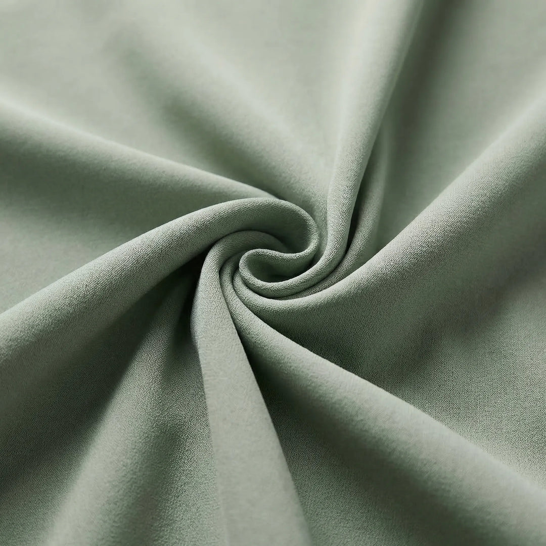 Dravelle - Draped Front Midi Dress With V-Neckline