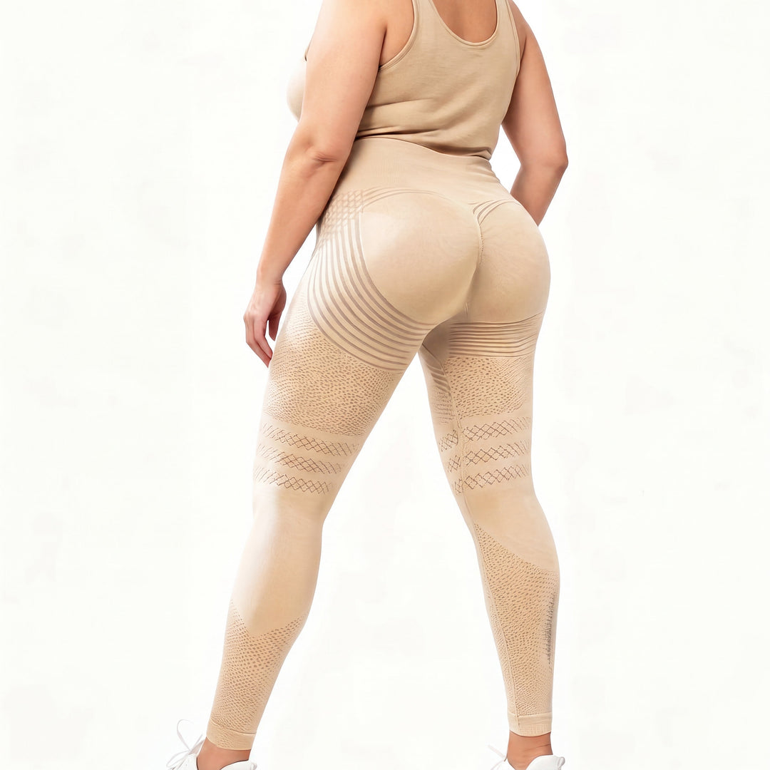 Damskie legginsy modelujące 3D z antycellulitowym krojem
