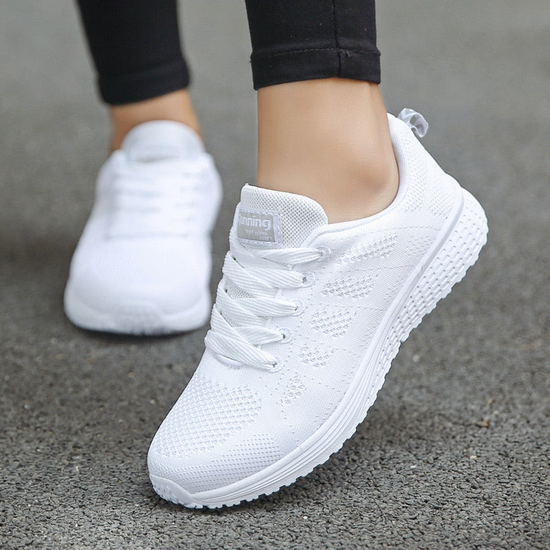 Amelia białe sneakersy damskie