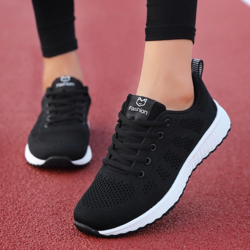 Beata | Damskie oddychające sneakersy runner
