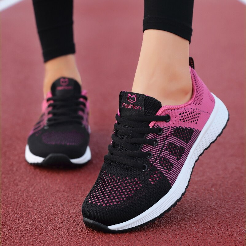 Beata | Damskie oddychające sneakersy runner