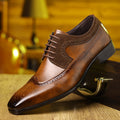 Maksymilian | Eleganckie Brogsy Męskie