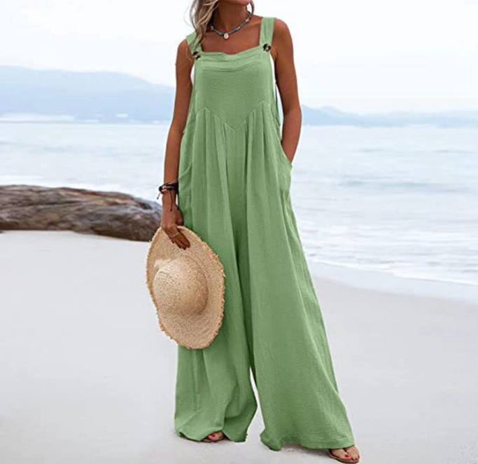 Laura | Lniany Kombinezon Summer Ease