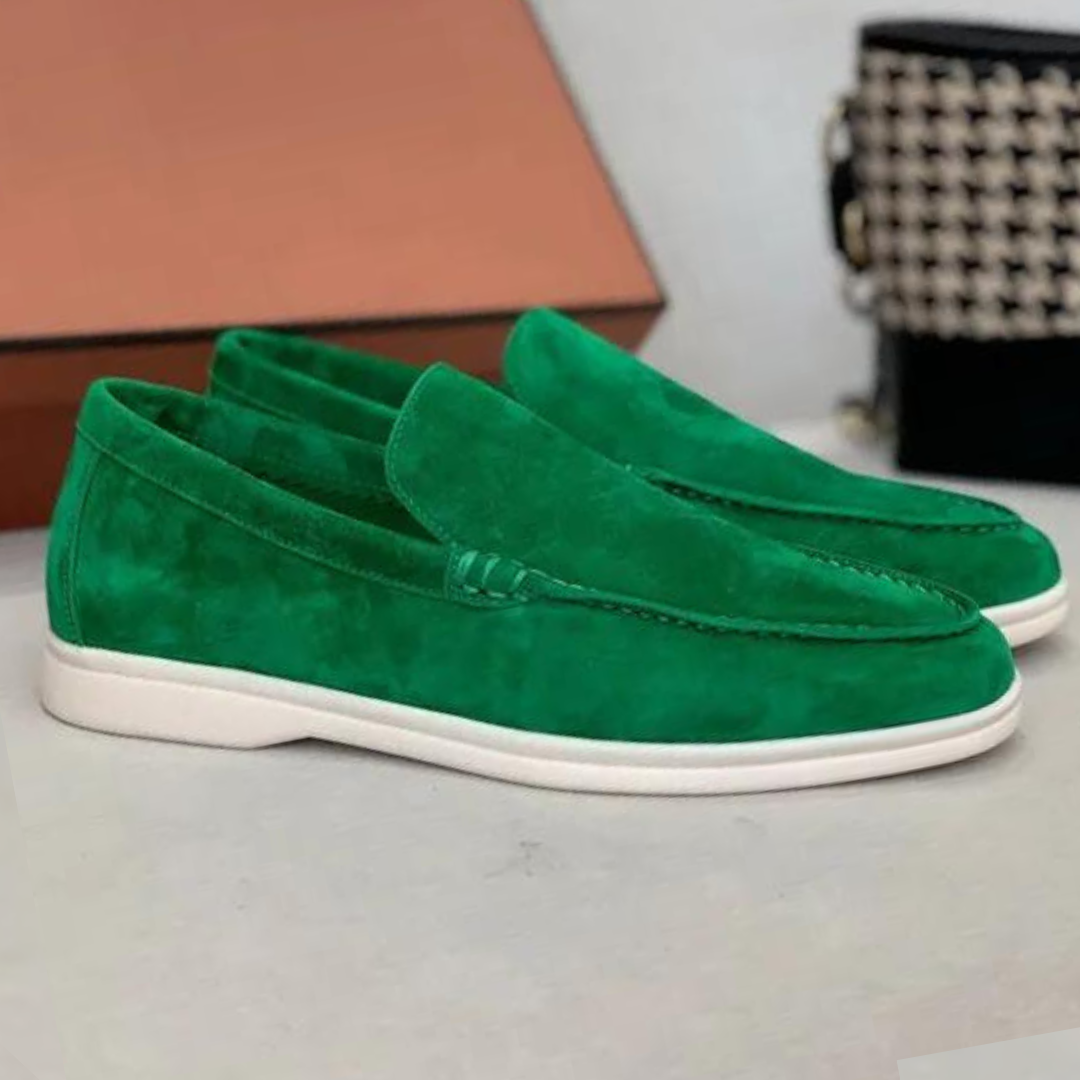 Kacper | Zamszowe Mokasyny Męskie Casual