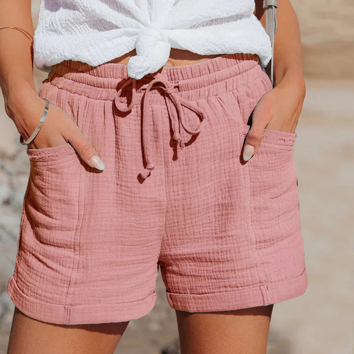 Szorty damskie letnie z gumką