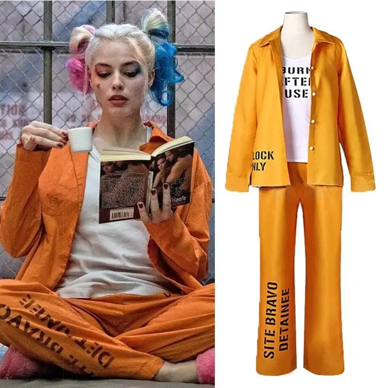 Regina | Damski kostium więzienny Harley Quinn