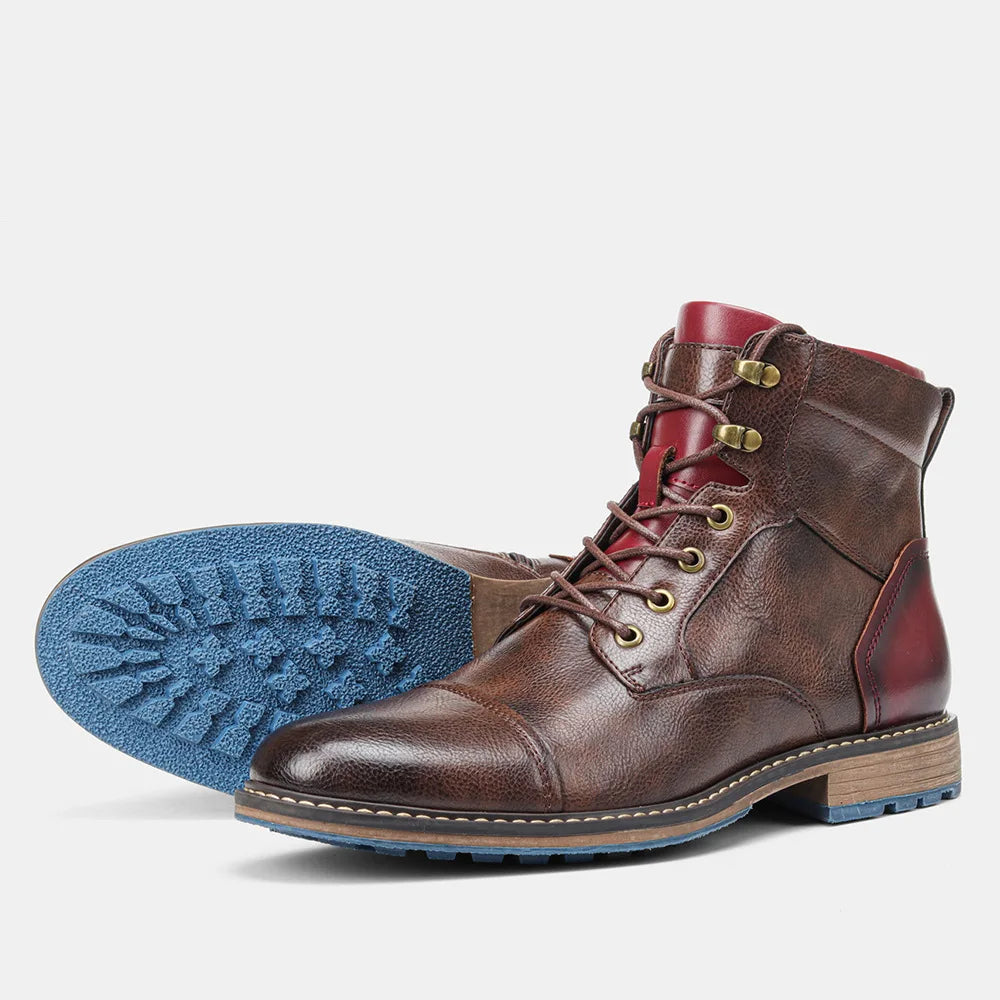 Kacper skórzane buty zimowe