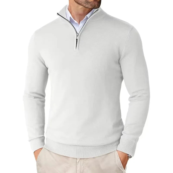Konrad | Sweter Zip Modern Classic