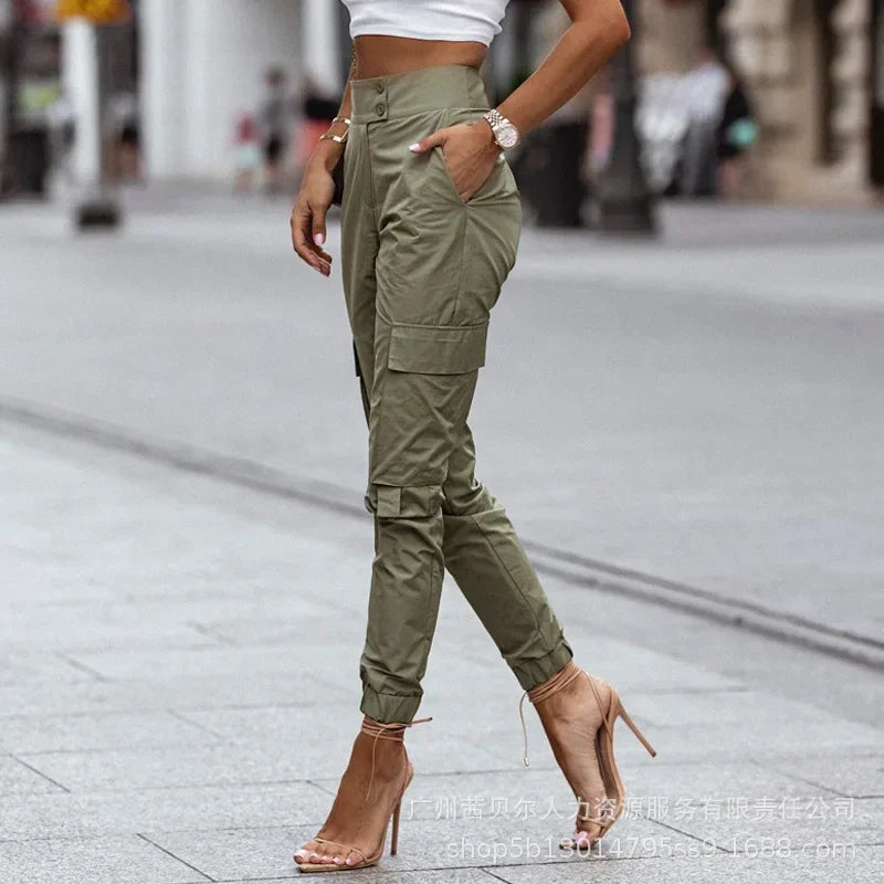 Jagoda spodnie cargo damskie