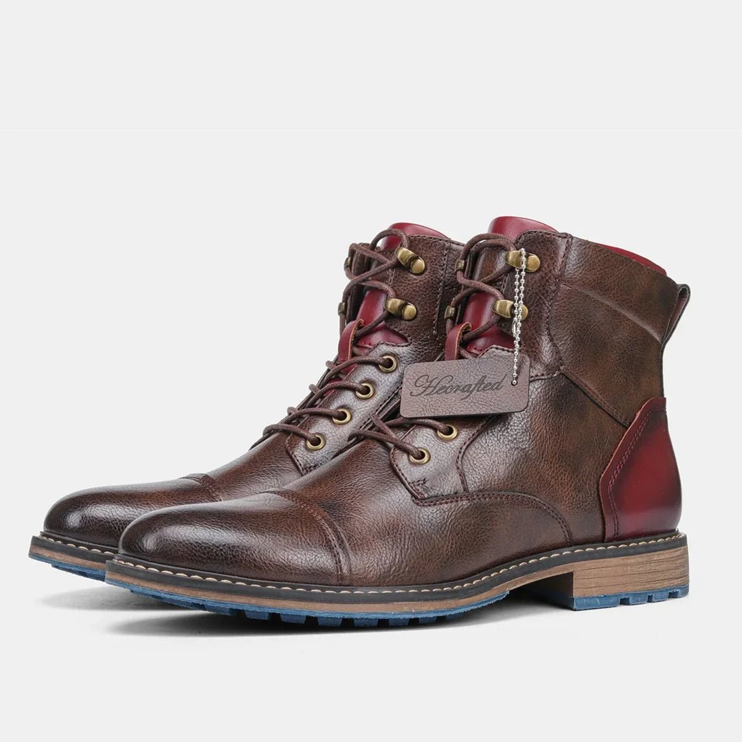 Kacper skórzane buty zimowe