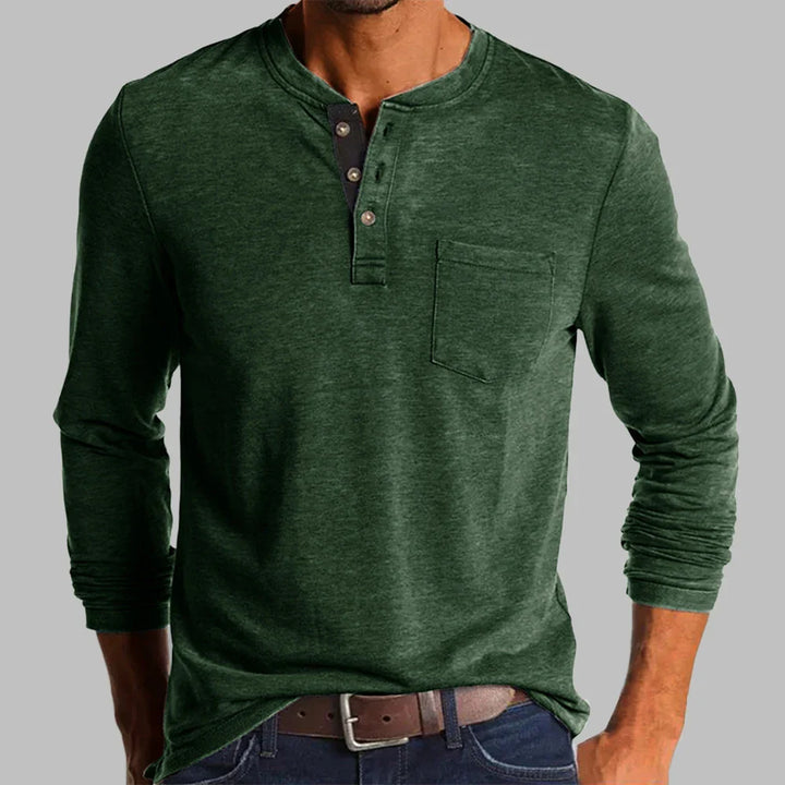 Kacper koszulka Henley męska