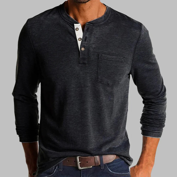 Kacper koszulka Henley męska