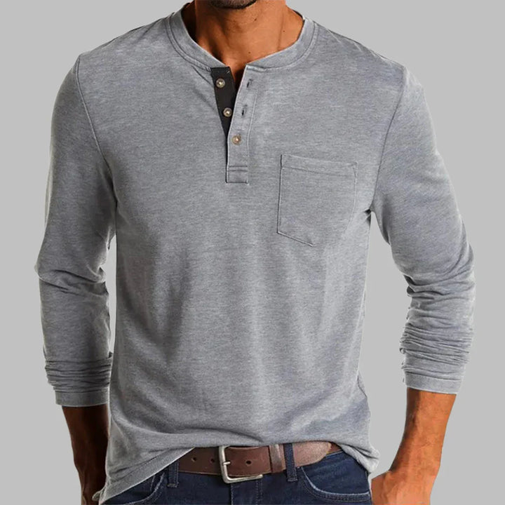 Kacper koszulka Henley męska