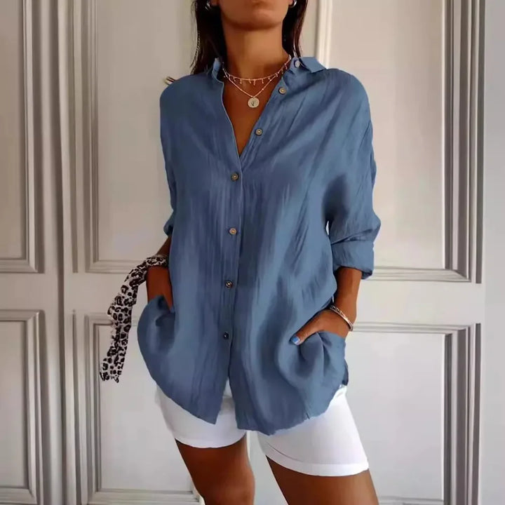 Eliza lniana koszula damska