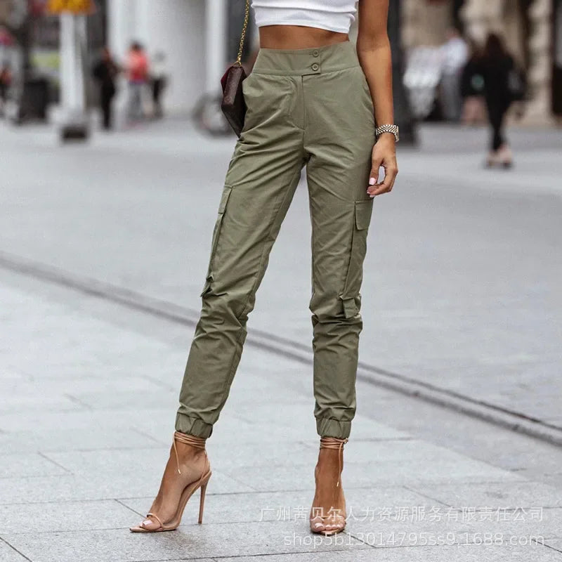 Jagoda spodnie cargo damskie