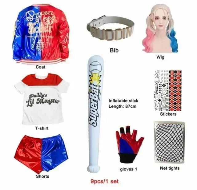 Relay | Dziecięcy zestaw Harley Quinn