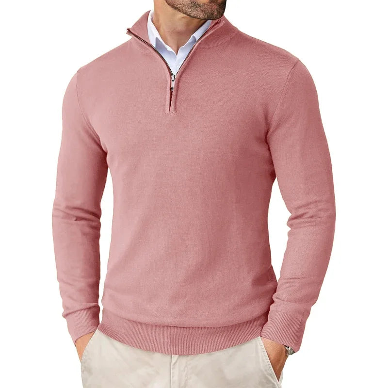 Konrad | Sweter Zip Modern Classic