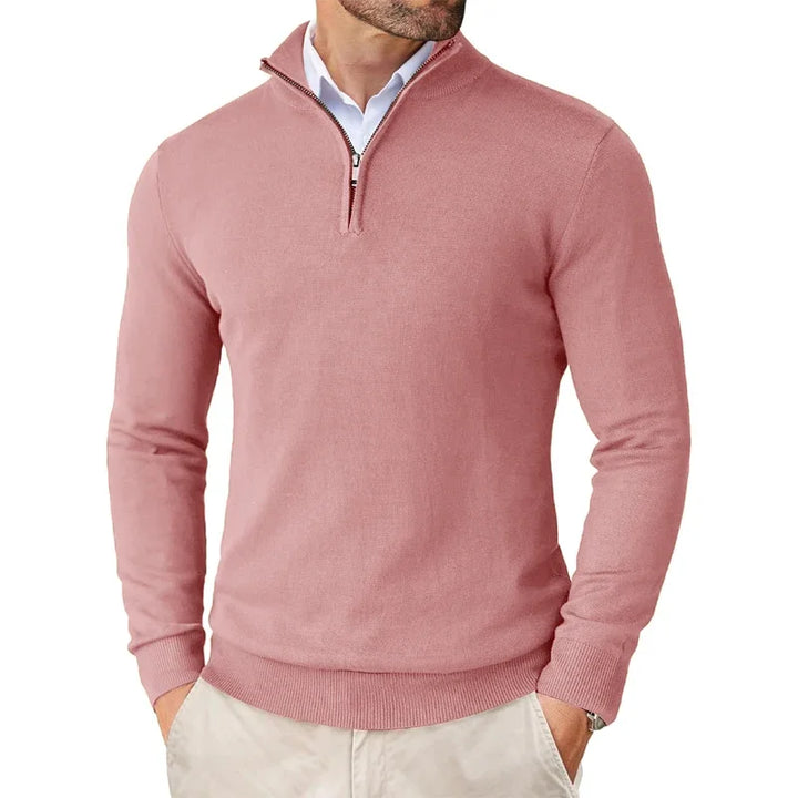 Konrad | Sweter Zip Modern Classic