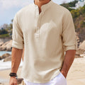Marek koszula Henley waffle-knit
