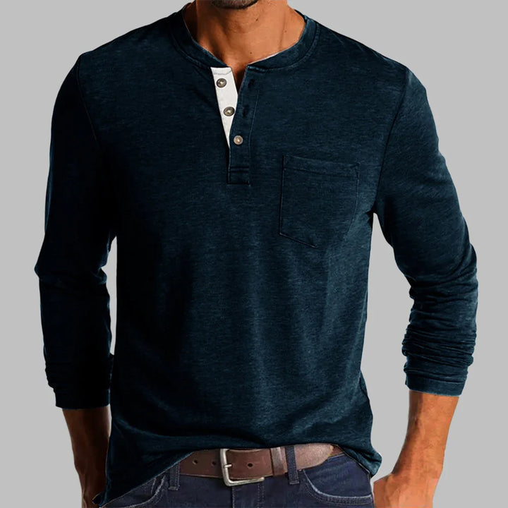 Kacper koszulka Henley męska