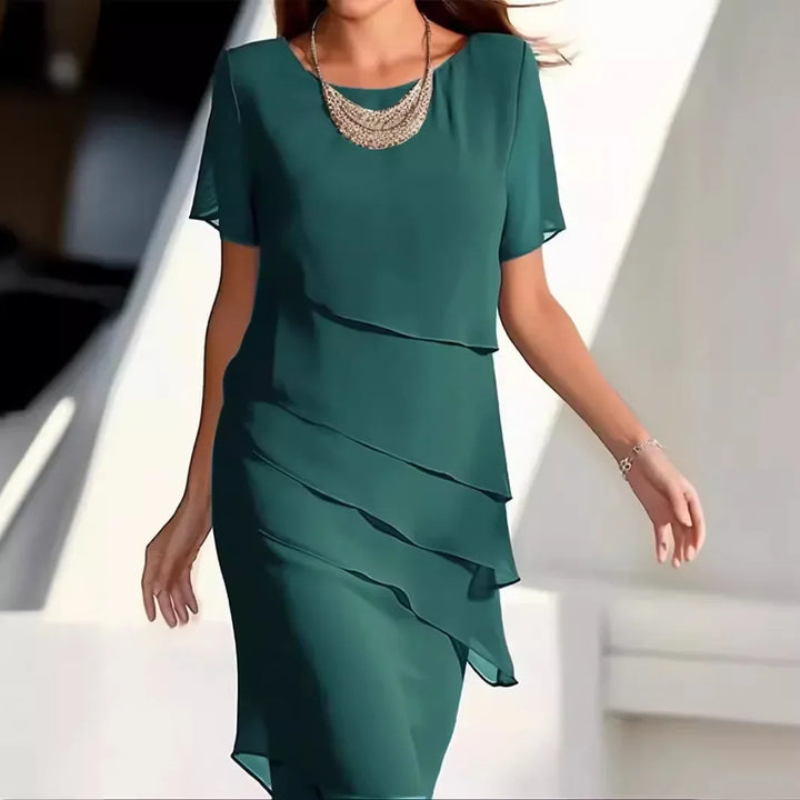 Zofia elegancka sukienka warstwowa