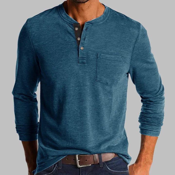 Kacper koszulka Henley męska