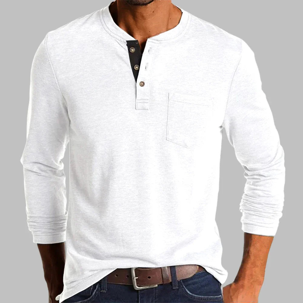 Kacper koszulka Henley męska