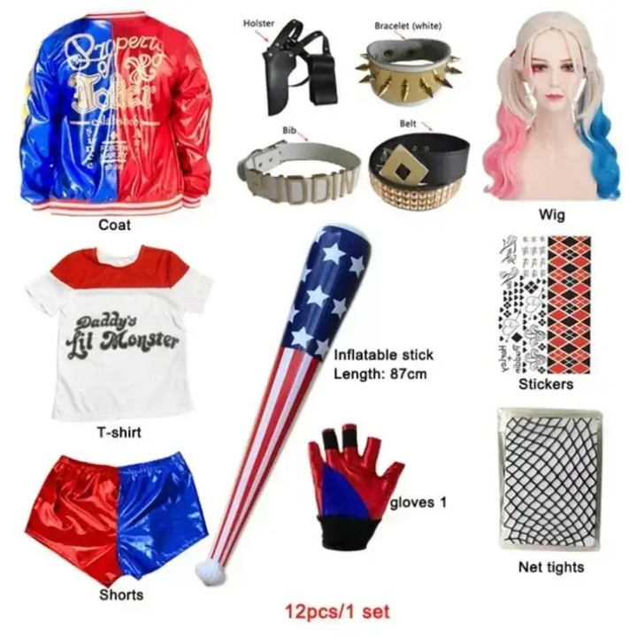 Relay | Dziecięcy zestaw Harley Quinn