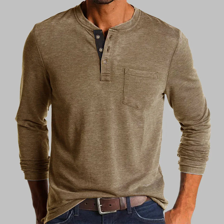 Kacper koszulka Henley męska